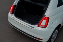Fiat 500/500L 2013-2022 Rear bumper protector 3D/Cabrio (OmsaLine, stainless steel) photo 8