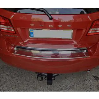 Rear Bumper Protector Carmos Stainless Steel photo 1