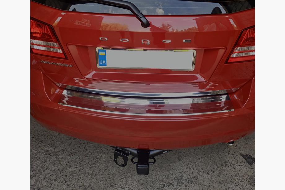 Fiat Freemont 2011-2016 Rear Bumper Protector Carmos Stainless Steel Image