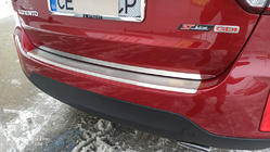 Kia Sorento II XM 2009-2014 Rear bumper protector with lip Nataniko (stainless steel) 2013-2015 photo 3