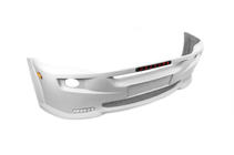Volkswagen Crafter 2006-2016 Front bumper lip 2012↗ (LED, paintable) photo 1