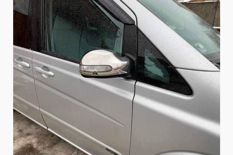 Mercedes Viano 2004-2014 Mirror Covers Stainless Steel (2004-2010, Viano, 2 pcs) Photo 3