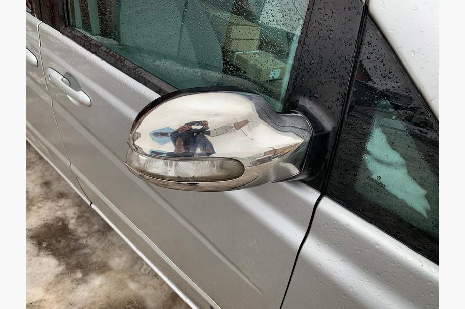 Mercedes Viano 2004-2014 Mirror Covers Stainless Steel (2004-2010, Viano, 2 pcs) Photo 4
