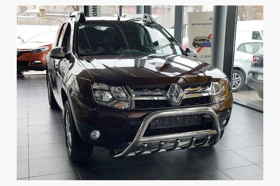 Renault Duster 2008–2017 Bull bar without logo WT003 (stainless steel) Photo 4