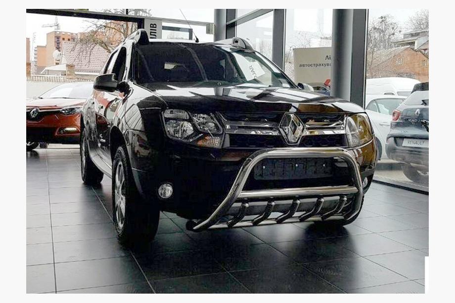 Renault Duster 2008–2017 Bull bar without logo WT003 (stainless steel) Photo 7