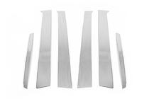 Kia Sorento I BL 2002-2009 Chrome Pillar Covers (6 pcs, Stainless Steel) photo 2