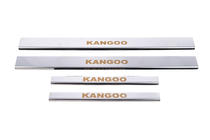 Renault Kangoo 2008–2020 Door Sill Protectors Carmos V1 (4pcs, Stainless Steel) photo 3