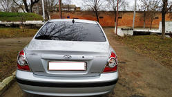Hyundai Elantra (XD) 2000-2011 Chrome Tail Light Covers (2 pcs, plastic) photo 6