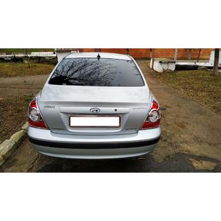 Chrome Tail Light Covers (2 pcs, plastic) Hyundai Elantra (XD) 2000-2011 photo 1