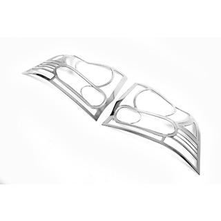 Chrome Tail Light Covers (2 pcs, plastic) SsangYong Action 2005-2018 photo 4