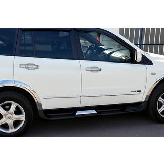 Chrome Door Handle Covers (4 pcs, plastic) SsangYong Kyron 2005-2014 photo 1