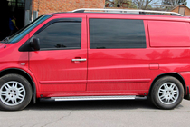 Mercedes Vito W638 1996-2003 Side Steps Allmond Grey (2 pcs, Aluminum) photo 5