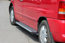 Mercedes Vito W638 1996-2003 Side Steps Allmond Grey (2 pcs, Aluminum) photo 6