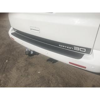 Rear bumper protector with lip (ABS plastic) photo 4