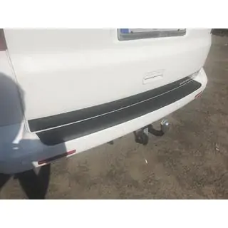 Rear bumper protector with lip (ABS plastic) photo 4