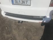 Volkswagen T5 2010-2015 Rear bumper protector with lip (ABS plastic) Matte photo 3