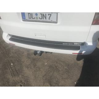 Rear bumper protector with lip (ABS plastic) photo 3