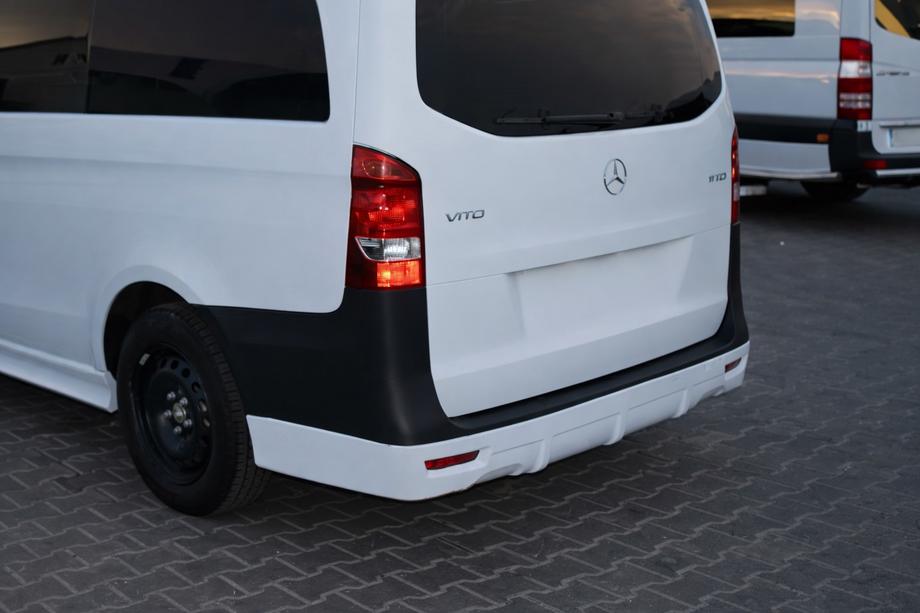 Mercedes Vito/V-class W447 2014- Rear bumper cover V1 (primed for painting) Image