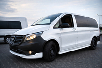 Mercedes Vito/V-class W447 2014- Tuning Front Bumper Lip (primed for painting) photo 2