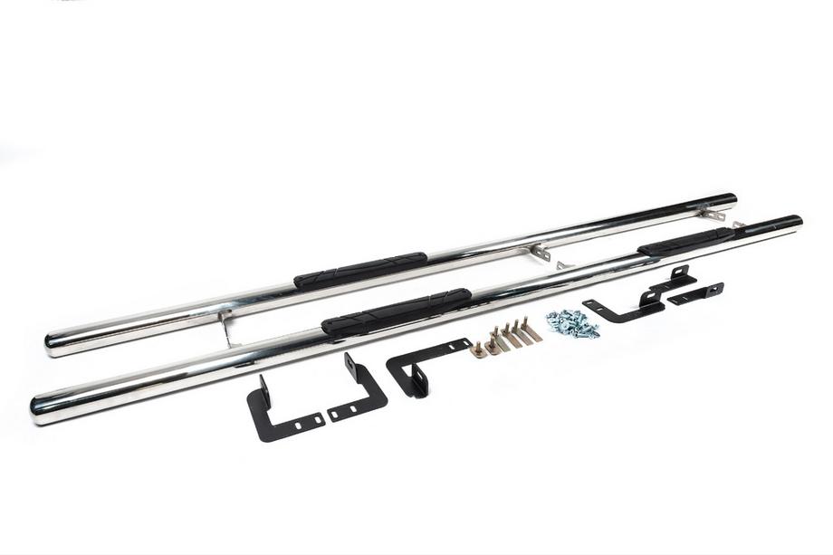 Mercedes Vito W639 2004-2014 Side Pipes (2 pcs, Stainless Steel) d70, long wheelbase (L3) Photo 3