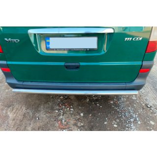 Rear Bar AK002 (Stainless Steel) Mercedes Vito W639 2004-2014 photo 3
