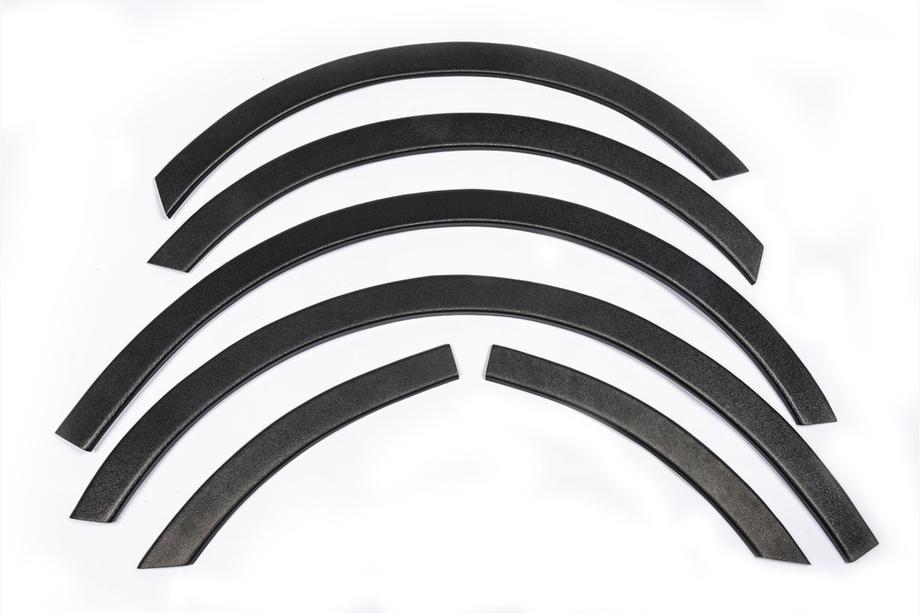 Volkswagen Caddy 2004-2010 Fender flares (black matte) Long Wheelbase (Metal) Photo 4