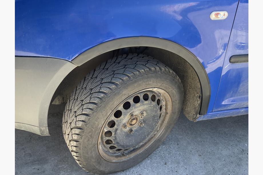 Volkswagen Caddy 2004-2010 Fender flares (black matte) Long Wheelbase (Metal) Photo 13