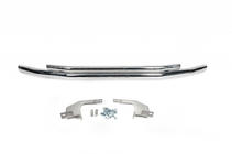 Volkswagen T5 2010-2015 Front double bull bar 60/48mm (stainless steel) photo 2