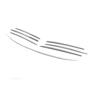 Chrome trim for grille surround (2000-2002, 7 pcs, stainless steel) Mercedes Sprinter W901/902/903/904/905 1995–2006 photo 3