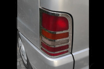 Mercedes Vito W638 1996-2003 Chrome Tail Light Covers (2 pcs, Stainless Steel) photo 4
