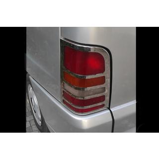 Chrome Tail Light Covers (2 pcs, Stainless Steel) Mercedes Vito W638 1996-2003 photo 4
