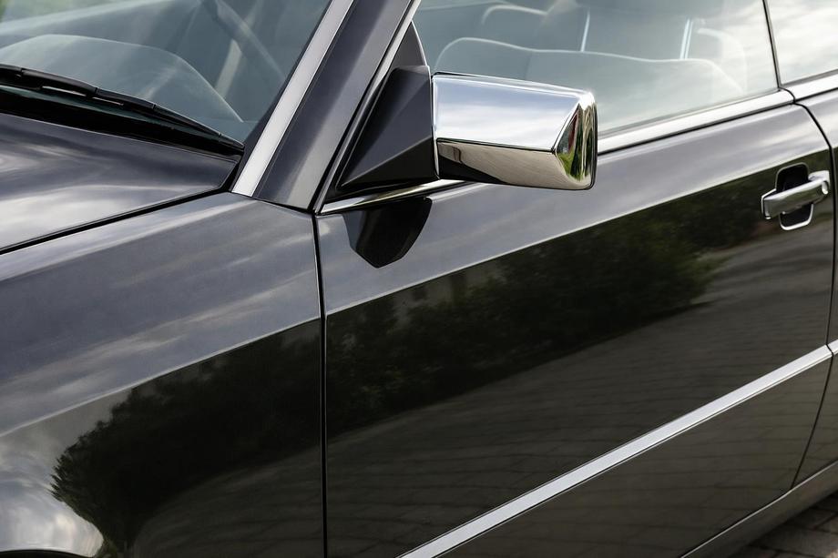 Mercedes E-class W124 1984–1997 Mirror Covers (2 pcs, Stainless Steel) Photo 1