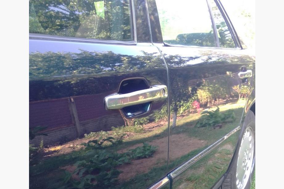 Mercedes E-class W124 1984–1997 Chrome Door Handle Covers (4 pcs, Stainless Steel) Photo 6