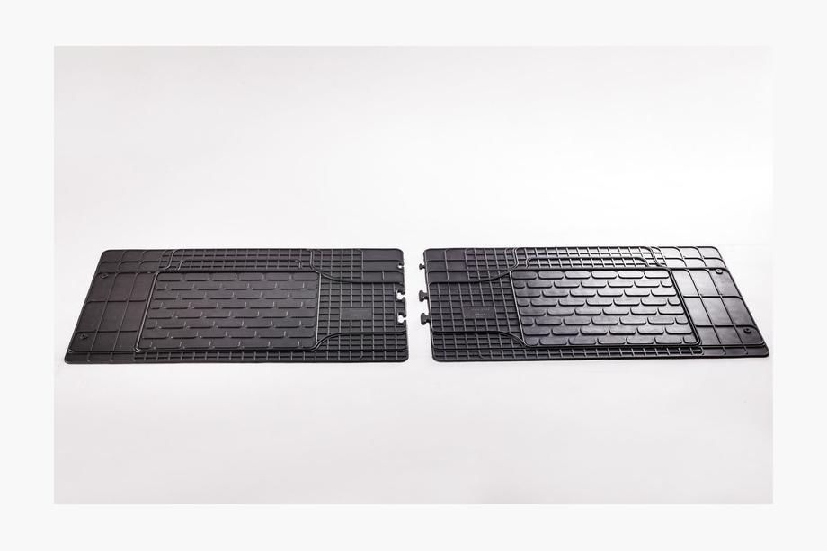 Nissan Primastar 2002-2014 Rear Rubber Floor Mats (2 pcs, Stingray Premium) Premium - odorless rubber Photo 3
