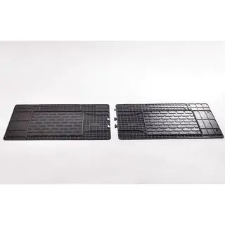 Rear Rubber Floor Mats (2 pcs, Stingray Premium) photo 3