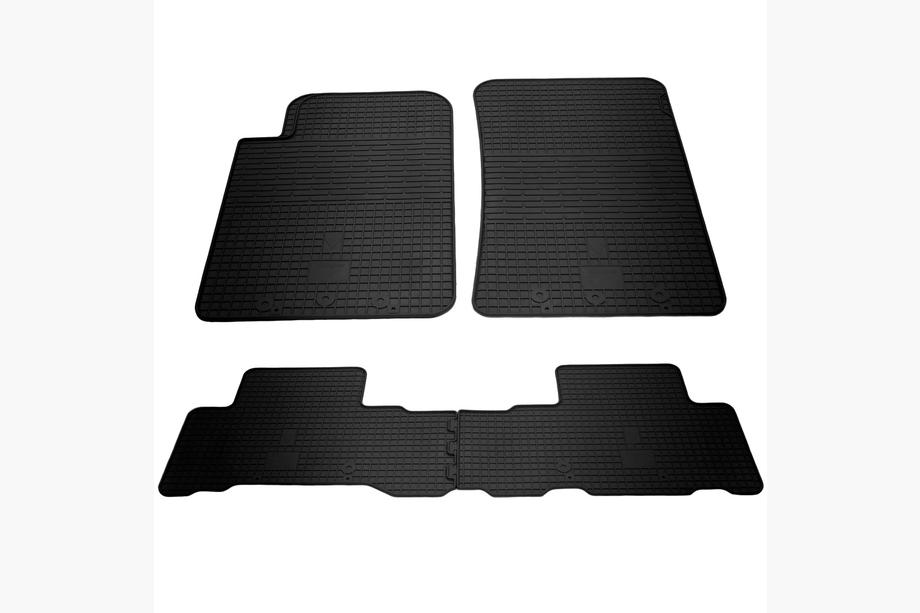 SsangYong Rexton I 2001-2017 Rubber Floor Mats (4 pcs, Stingray Premium) Image