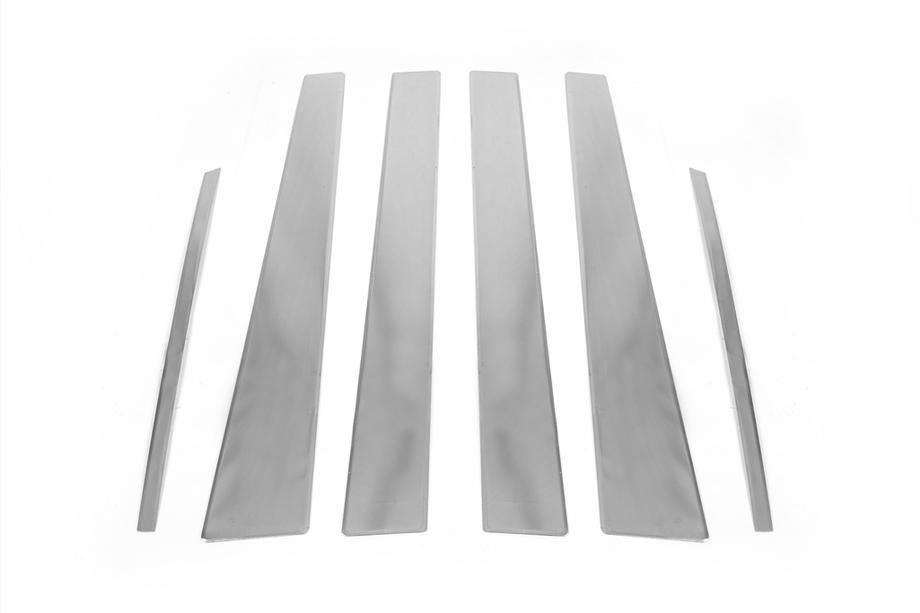 Mitsubishi L200 2006-2015 Stainless Steel Door Pillar Trim (6 pcs) Photo 3