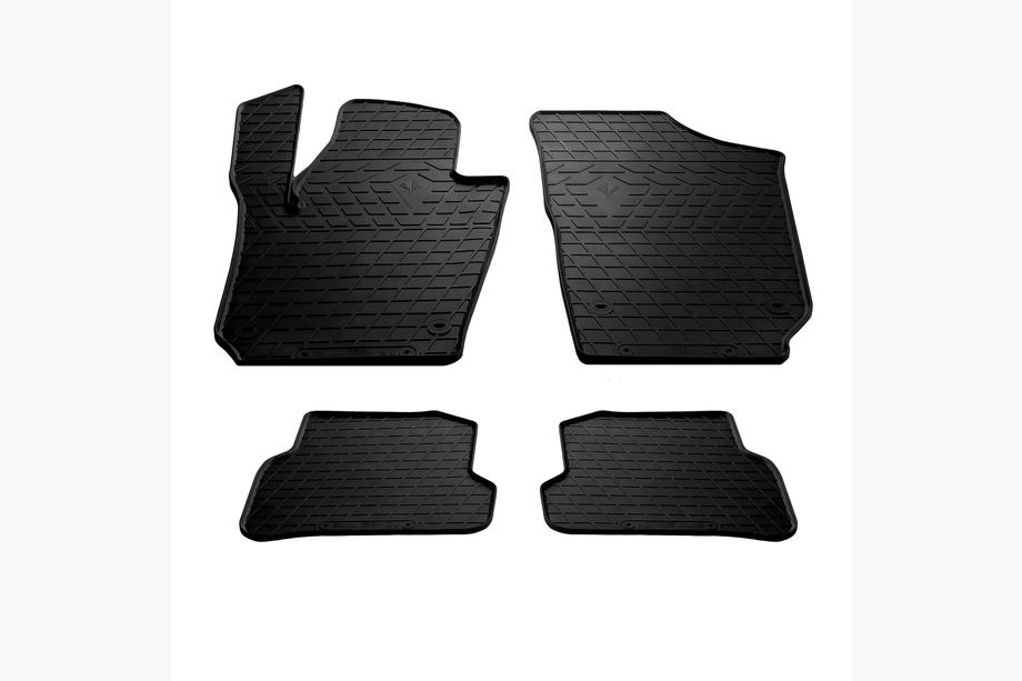 Volkswagen Polo 2010-2017 Rubber Floor Mats HB (4 pcs, Stingray Premium) Image