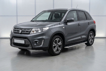 Suzuki Vitara 2015- Side Steps Maydos V1 (2 pcs, Aluminum & Stainless Steel) photo 1