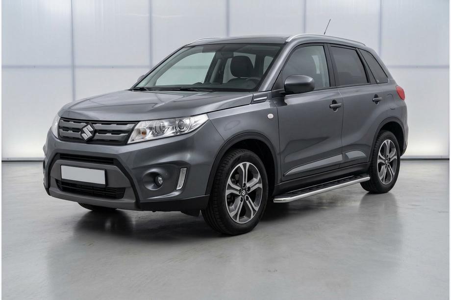 Suzuki Vitara 2015- Side Steps Maydos V1 (2 pcs, Aluminum & Stainless Steel) Image