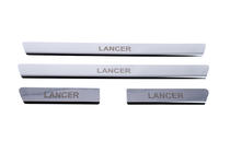 Mitsubishi Lancer 9 2004-2008 Stainless Steel Door Sill Protectors Carmos V1 (4 pcs) photo 2