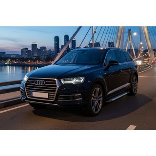 Side Steps Line (2 pcs, Aluminum) Audi Q7 2015–2026 photo 1