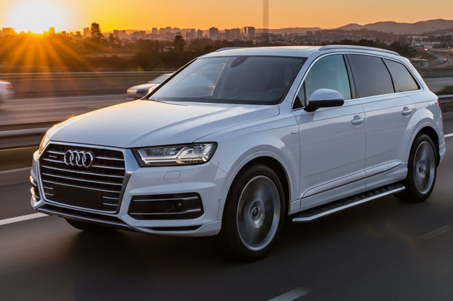 Audi Q7 2015–2026 Side Steps Maydos V1 (2 pcs, Aluminum & Stainless Steel) Image
