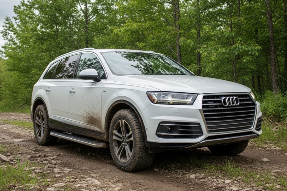 Audi Q7 2015–2026 Side Steps Tayga Grey (2 pcs, Aluminum) Image