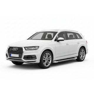 Side Steps Allmond White (2 pcs, Aluminum) Audi Q7 2015–2026 photo 1
