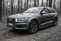 Audi Q7 2015–2026 Side Steps Maydos V2 (2 pcs, Aluminum & Stainless Steel) photo 1