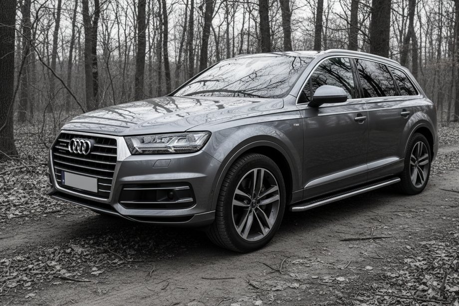 Audi Q7 2015–2026 Side Steps Maydos V2 (2 pcs, Aluminum & Stainless Steel) Image