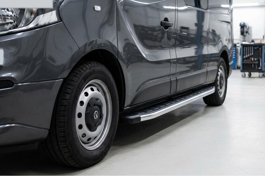 Fiat Talento 2016- Side Steps Fullmond (2 pcs, Aluminum) Image
