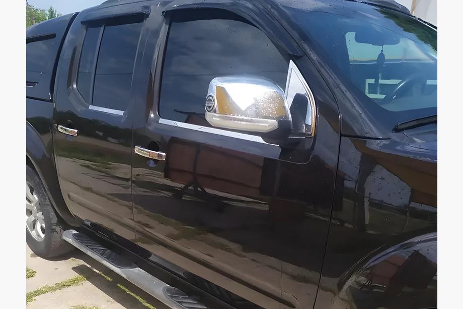 Nissan Navara 2006-2015 Mirror Covers (2 pcs, Plastic) With Turn Signal Image