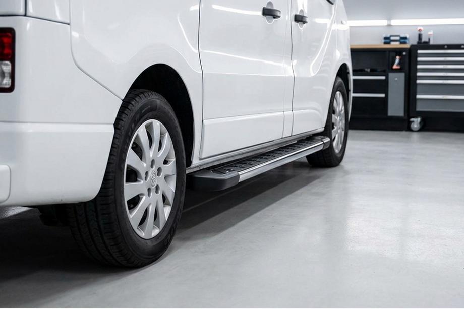 Opel Vivaro 2015-2019 Side Steps RedLine V1 (2 pcs, Aluminum) Image